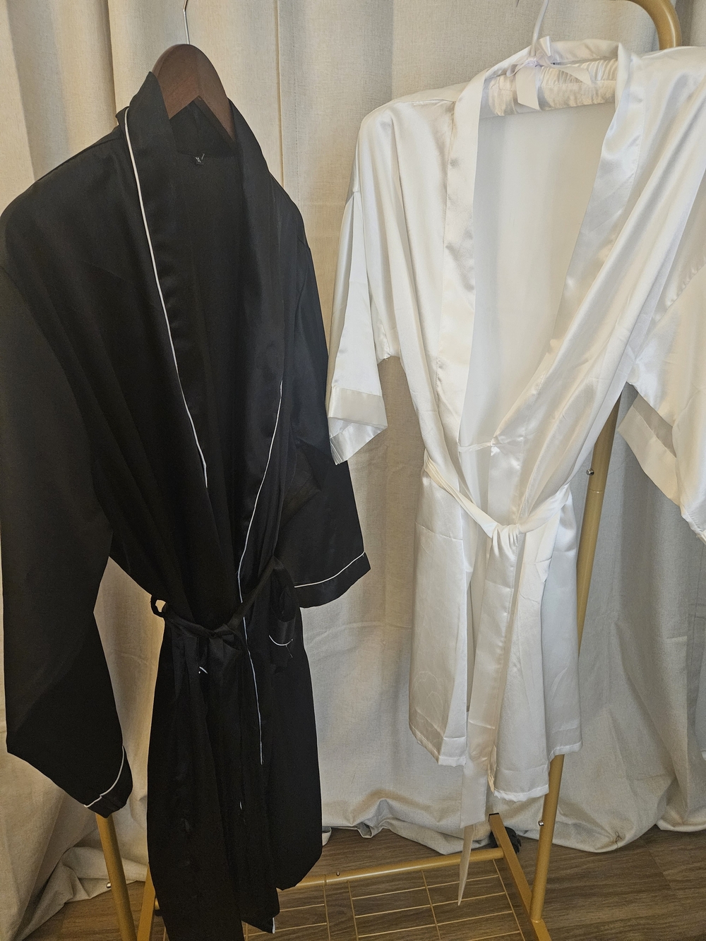 Satin Robe Set — His & Her - Picture 2 of 2